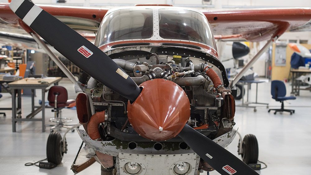 Our aircraft maintenance center offers extensive airframe, engine and component services for General Aviation Aircraft. We even do major repairs and alterations, per FAA guidelines